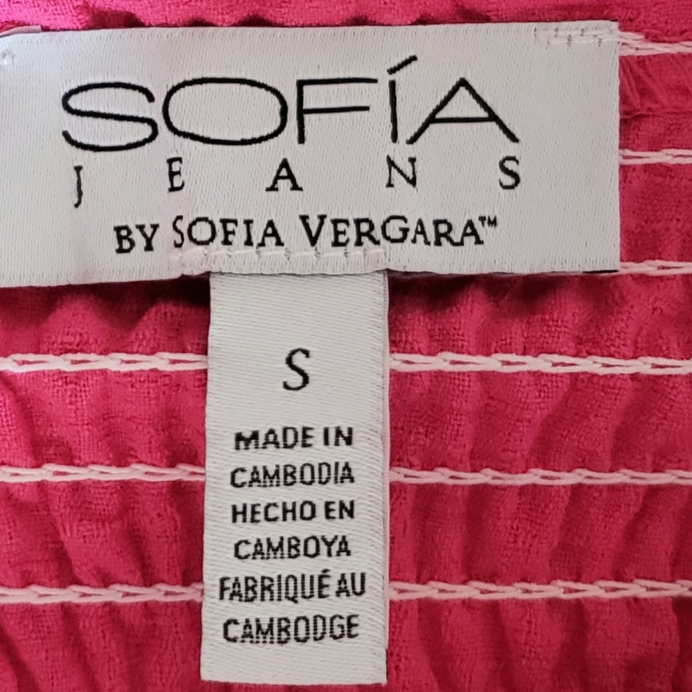 Sundress by Sofia Vergara.  Bustier Midi. NWOT Fuscia Pink S. Fast SHIPPER. - Picture 7 of 8
